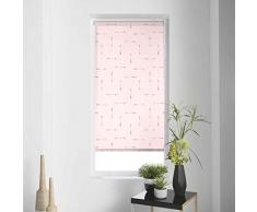 store dintÃ©rieur store tamisant metallique 60x180 cm polyester flechaline rose