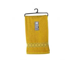 douceur dintÃ©rieur tapis de bain 50x85 cm eponge jacquard adelie miel