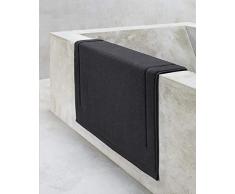 De Witte Lietaer 201239 Contessa Luxe Tapis de Bain Rectangulaire Coton Gris 60 x 100 cm
