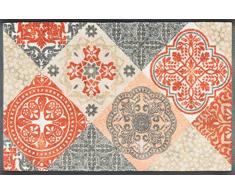 Wash+Dry Tapis, Surface en Polyamide, Rouge, 50 x 75 cm