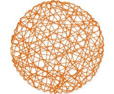 nuances du monde set de table (0)38cm fibre papier scouby orange