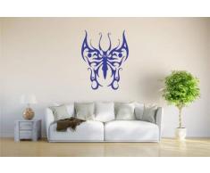 INDIGOS UG 4052166190510 w967 Autocollant Mural Tribal Beau Papillon Bleu 120 x 94 cm
