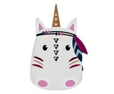 Pauleen 48051 Lovely Unicorn Murale Licorne Lampe LED pour Chambre denfant sans cÃ¢ble, avec Interrupteur Ã Bascule, Bois, 0.3 W