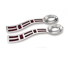 Mazali Red Aztec Couverts Ã salade