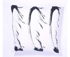 La Finesse - Housse de Coussin carrÃ©e dÃ©corative 50 x 50 cm pour la Maison en Coton pour Le Salon, Le canapÃ©, la Chambre Ã Coucher, Tissu colorÃ©, Taille Unique