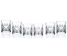Lot de verres à vin - Cristal RCR - Collection Melodia Dual Old Fashioned Double Old Fashion
