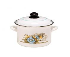KRÃGER 317162000 Cocotte Florida 16 cm, Ãmail, Multicolore
