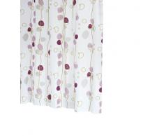 Ridder Soaring 423910-350 Rideau de douche textile avec oeillets Mauve 180 x 200 cm