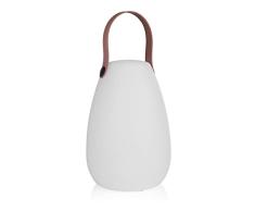 Smartwares Lampe de Table Rechargeable LED 8 Couleurs, OOO-50002, Plastique, Blanc
