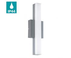 EGLO ACATE Lampe dextÃ©rieur, aluminium, acier, intÃ©grÃ©e, 8 W, argent