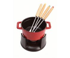 Staub Fonte 1400406 Service à Fondue Chocolat Cerise 10 cm