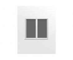 Soleil dOcre 042542 Dolly Paire de Brise Bise Polyester Anthracite 45x90 cm