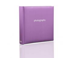 Arpan Memo Slip Dans le cas Album photo pour 200 Photos 4x6/ 10x15cm Pastel Violet