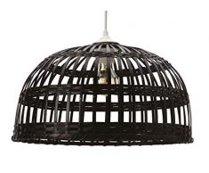 Luminaire Phuket 60, suspension bambou, 60 W, noir, Ã¸ 60 x H 33 cm