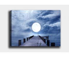 Bonamaison Peinture sur toile, multicolore, 40 x 60 cm - Conçu et fabriqué en Turquie