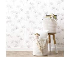 Kenay Home Sweet Wallpaper Papier Peint Motif Fleurs Largeur 0,53 x 10 m