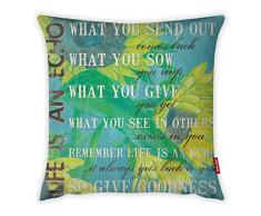 Bonamaison Housse de Coussin Multicolore 45 x 45 cm