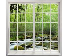 Scenolia Tableau Verre Acrylique Regarder LA Foret 60 x 60 cm | Décoration Murale Design Fait en France