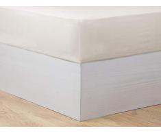 MI CASA Drap-Housse Basic 90 Beige, lit 90 cm