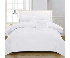 Kensie Doudous sans Duvet (Taille très Queen/King), Multicolore, 114x75