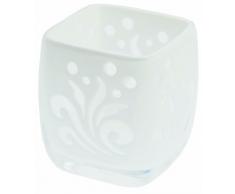 Fantasia Collection Gobelet Acrylique Fleur Blanc