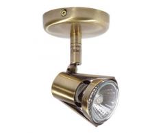 Oaks Lighting Romore Spot 1 lumière Finition laiton antique