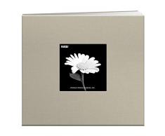 Pioneer Album Photo relié avec fenêtre 30,5 x 30,5 cm, Rouge, Biscotti Beige, 8X8