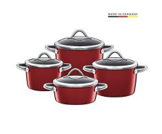 Silit 0015.1868.11 Vitaliano Batterie de cuisine 4 piÃ¨ces Rouge