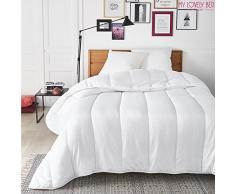 My Lovely Bed - Couette 4 Saisons - 220x240 cm - 3 en 1 (200g/m² et 300g/m² = 500g/m²) - Chaude pour lhiver/Légère pour lété