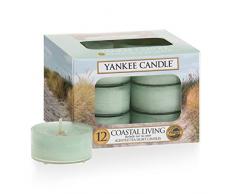 Yankee Candle Bougies Chauffe-Plat, Balade sur la cÃ´te, Lot de 12