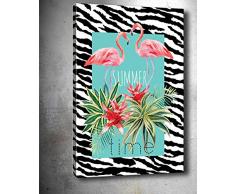 Bonamaison Peinture sur toile, multicolore, 70 x 100 cm - Conçu et fabriqué en Turquie