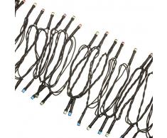 Star 497-21 Guirlande lumineuse à LED, Plastique, Noir, 0.05 x 80 x 0.05 cm