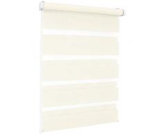 Rollmaxxx Store Enrouleur Standard Laisse Passer la lumière latérale, Polyester Acier ABS, Beige, 120 x 150 cm