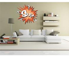 pinkelephant Autocollant Mural Comic 021Â âÂ Funny Scene Supâ¯?Â âÂ Sticker Mural 58Â x 55Â cm