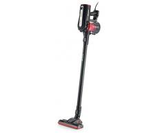 Ariete Handy Force Rbt 2759 Balai Ãlectrique 2 en 1 avec Aspirateur et Miettes de Vide, Filtre Hepa, Technologie Cyclonique, Sans Sac, Brosse MotorisÃ©e, Rouge / Noir, 600 W