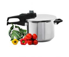 Sotech - Autocuiseur en acier inoxydable,Cuiseur à Pression Autocuiseur,Cocotte minute,capacité de 6 litres,4 à 5 personnes, il convient à tous de tables de cuisson à gaz, à induction,céramique