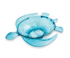 Villa dEste Home Tivoli 2421739Â Beach Assiette Tortue, plastique, bleu