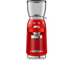 Smeg CGF01RDEU Moulin à café, Rouge