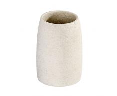 Wenko 21714100 Goa Gobelet Salle de Bain/WC Beige Dimensions 7,3 x 7,3 x 10,5 cm