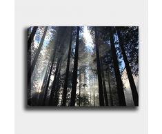 Bonamaison Peinture sur toile, multicolore, 70 x 100 cm - Conçu et fabriqué en Turquie