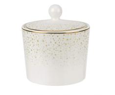 Portmeirion Home & Gifts SMCL78967-XG Sucrier couvert Blanc/dorÃ©