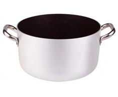 Pardini Platinum Casserôle Medium Antiadhérent, Aluminium, Gris, 36 cm