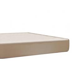 Blanc des Vosges Uni Jersey Drap housse Extensible Coton Chanvre 140x190 cm Ã 160x220 cm