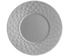 AMBITION Glamour Assiette Ã dessert en porcelaine Passe au lave-vaisselle 20,5 cm gris clair
