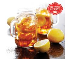 Vintage de Cuisine 4Â x Tasses Bocal en Verre de 453,6Â Gram