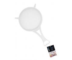 Chef Aid 10K32953 Passoire en plastique avec maille nylon Blanc