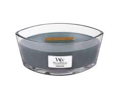 WoodWick Ellipse bougie parfumée avec mèche qui crépite, Nuit donyx, Temps de combustion jusquà 50 heures