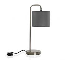Versa Lampe de table Gris Décoration et meubles Maison Unisexe (Multicolore)
