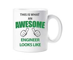 60 Second MakeoverÂ® Mug Inscription This is What An Awesome Engineer Looks Like Cadeau de NoÃ«l