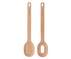 Berghoff 3950112 Couverts Ã Salade, Bois Dense, Marron, 30 x 6 x 1 cm
